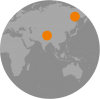 Tijger wereldkaart geografische spreiding