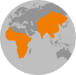 Carte répartition géographique éléphant